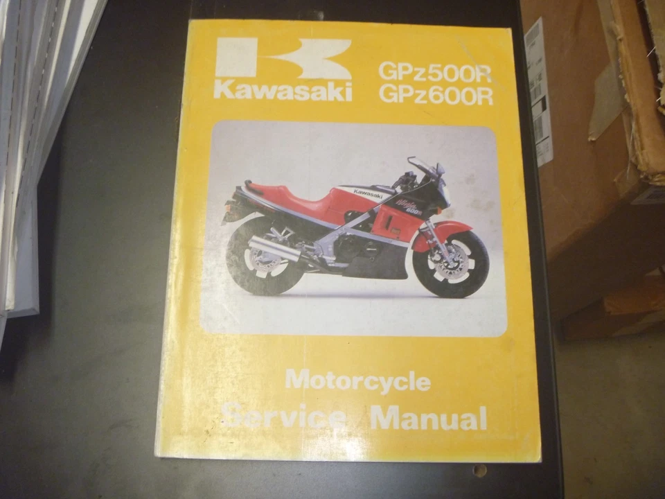 Manual de reparación de taller de servicio OEM 1985 Kawasaki GPZ500R GPZ600R 99924-1055-01 Foto 1 de 1