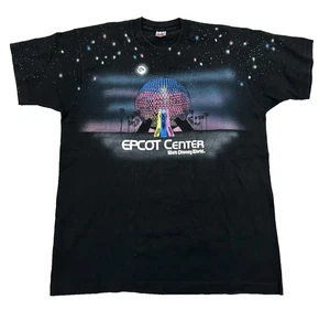Disney Epcot Center Herren All Over Print Grafik T-Shirt XLarge schwarz USA - Bild 1 von 16