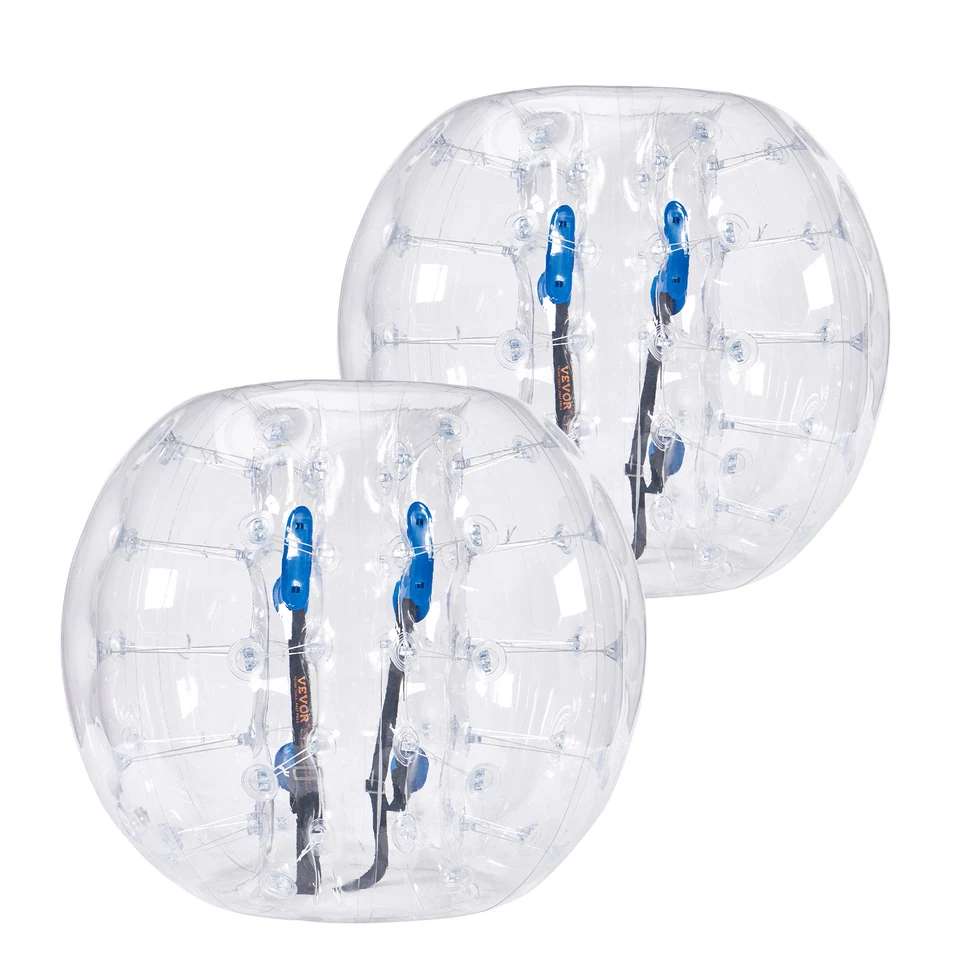 VEVOR Inflatable Bumper Balls 2-Pack 4FT/1.2M Sumo Zorb Balls for Teens