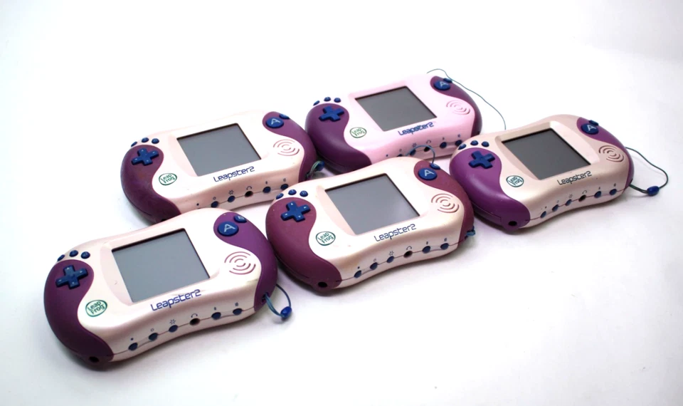Lot of 5 Leap Frog Leapster Explorer Learning System Pink/Purple 30707 - Image 1 of 4