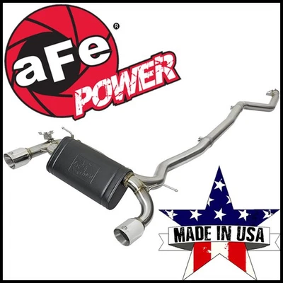 AFE MACH Force-Xp 3" to 2.5" Cat-Back Exhaust System fits 2016-20 BMW 340i 440i Foto 1 de 4