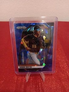 Panini Prizm Konnor Griffin #199 2025 Cracked Blue Ice Prizm Pittsburgh Pirates - Imagen 1 de 2