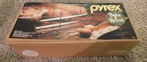 25-1106 Vintage Pyrex Bake-a-Round By Corning Glass Baking Tube #990 NEW NOS Box - Picture 1 of 6