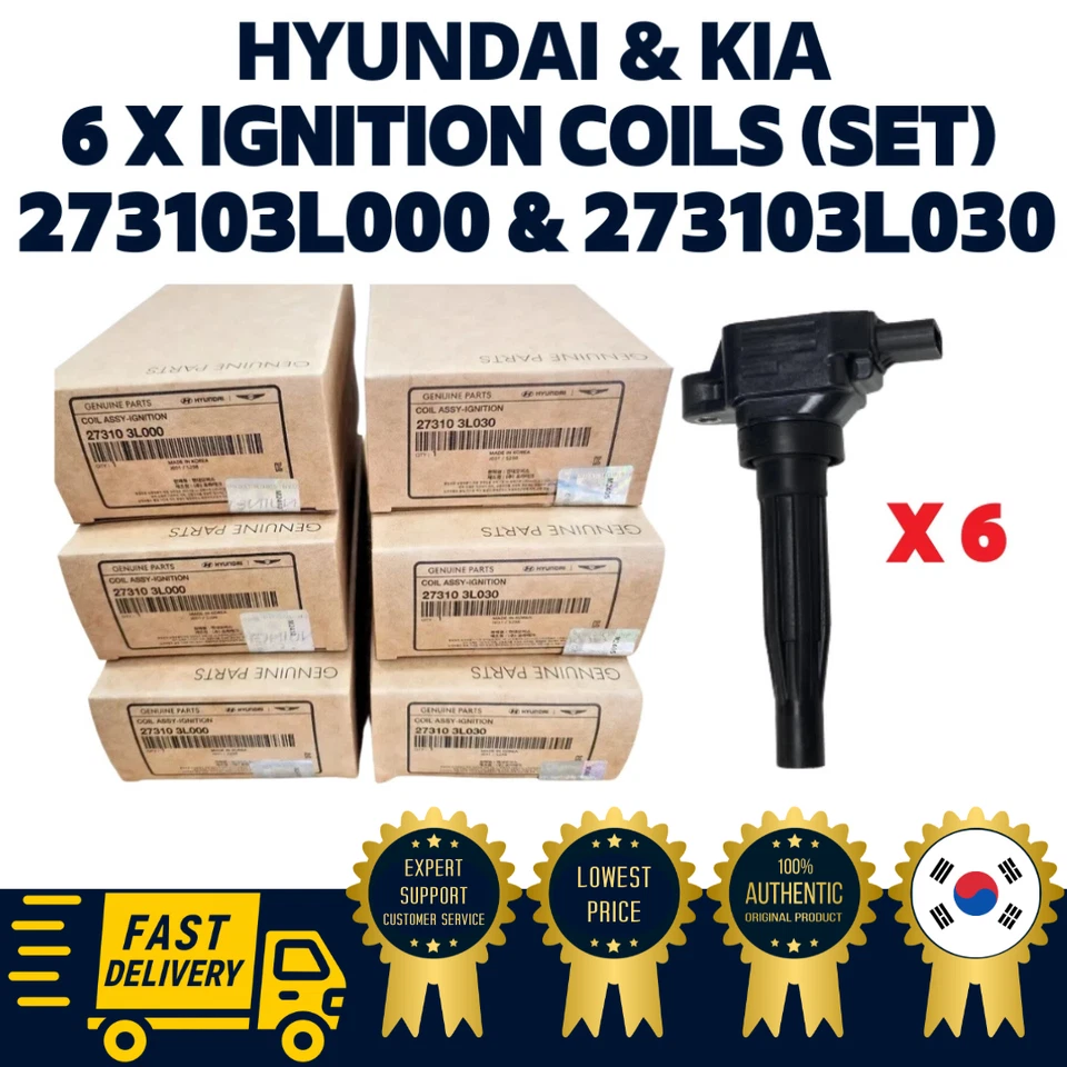 GENUINE OEM Hyundai Kia Direct Ignition Coil Left Right Genesis G70 3.3L 3.8L — 第 1/2 张图片