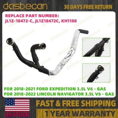 Heater Water Outlet Hose For Ford Expedition Lincoln Navigator 18-21 JL1Z18472C - Image 1 of 4
