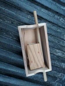 Pulsador de madera genuinamente hecho a mano pavo pizarra llamada - ¡Nuevo, sin usar! - Imagen 1 de 7