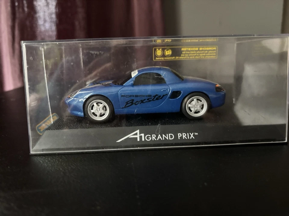Scalextric Porsche Boxster Slot Car Blue 1/32 Scale UK - Image 1 of 4