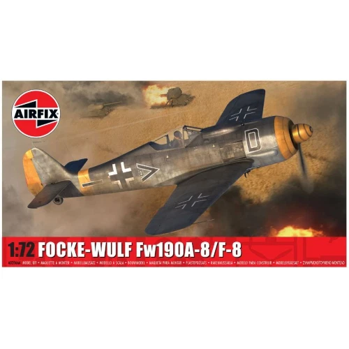 FOCKE-WULF FW190A-8/F-8 KIT 1:72 Airfix Kit Aerei Modellino Nuovo - Immagine 1 di 1