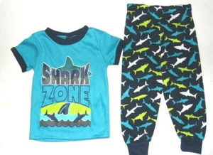 Mac Henry Originals Toddler Boys 2pc Pajama Set Shark Zone Size 2T NWT - Picture 1 of 1