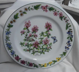 PLATO DE SERVICIO DE CORTE DE HIERBAS ROYAL WORCESTER VERDE RECORTE TOMILLO SILVESTRE 12 1/8" - Imagen 1 de 3