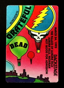 Grateful Dead Backstage Pass Puzzle Hot Air Balloon Michigan 3/24/92 3/24/1992 - Picture 1 of 12