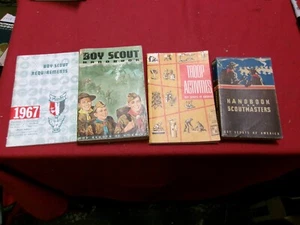 1968 Boy Scouts of America Handbook 1947 scoutmaster's handbook and more!!! - Picture 1 of 2