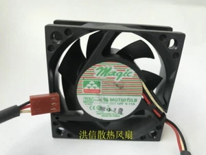 MAGIC 6015 MGT6012LB 12V 0.11A 6020 60mm 3-wire axial flow cooling fan 3pin - Picture 1 of 3