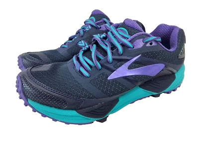 Brooks Women's Cascadia 12 Peacoat/Passion Flower/Bluebird Size 7 US NIB - Image 1 of 4