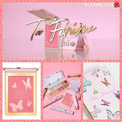 TOO FACED🌺TOO FEMME BLUSH-BUTTERFLY BABE 10G LIM ED Sold Out free express post - Image 1 of 4