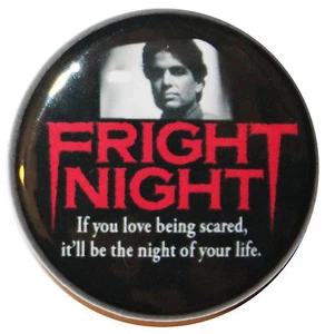 Pin de insignia con botón de película de 1985 ""FRIGHT NIGHT"" de 1" (25 mm) - Imagen 1 de 2