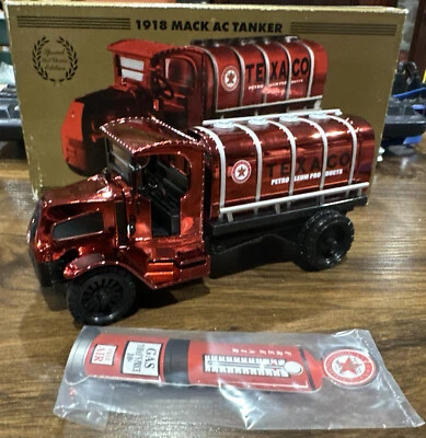 2007 Learning Curve Texaco Diecast 1918 Mack AC Tanker Red Chrome Series #24 - Image 1 of 4