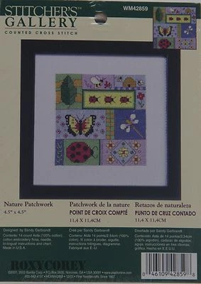 Kit de ponto cruz contado Bucilla Stitcher's Gallary Nature patchwork WM42859 NOVO NA CAIXA - Imagem 1 de 2