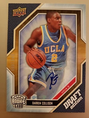 2009-10 UPPER DECK DRAFT EDITION DARREN COLLISON AUTO #'D 247/499. NICE... - Image 1 of 3