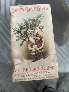 Antique 1899 Santa Claus Gifts All The Year Round Catalog - Picture 1 of 9
