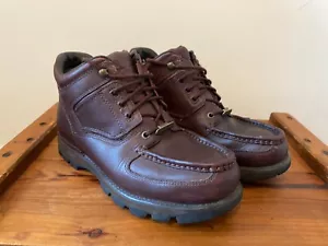 BOTAS ROCKPORT XCS HYDRO SHIELD CUERO MARRÓN CASTAÑO 8,5 ANCHO - Imagen 1 de 9