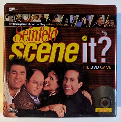 SEINFELD Scene It Interactive DVD Game (2008) in Collectable Tin - Image 1 of 4