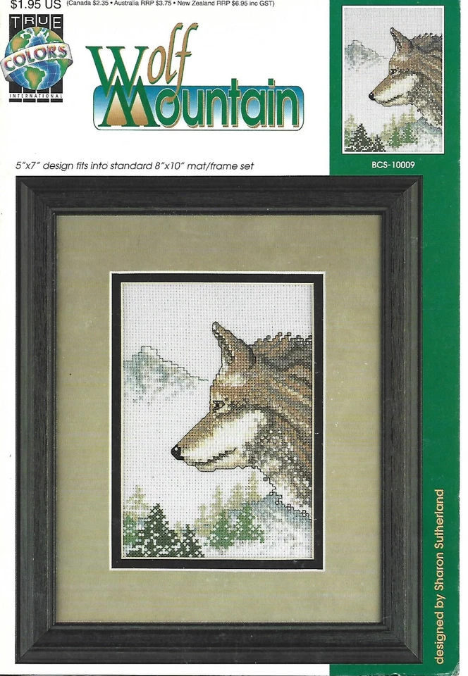 Wolf Mountain - Cross Stitch Instruction Booklet - Image 1 of 1