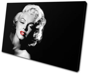 Iconic Celebrities Marilyn Monroe SINGLE CANVAS WALL ART Picture Print VA - Picture 1 of 1