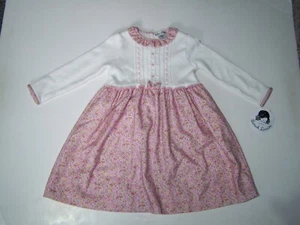 Sarah Louise Boutique Dress Long Sleeve Multicolor Floral Design Size 3Y NWT - Picture 1 of 2
