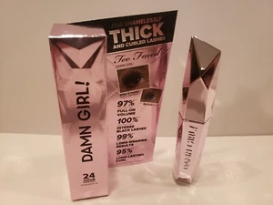 Too Faced ~ Damn Girl 24 Hour Mascara ~ Hydrophilic Black ~ 0.2 oz ~ NIB - Picture 1 of 1