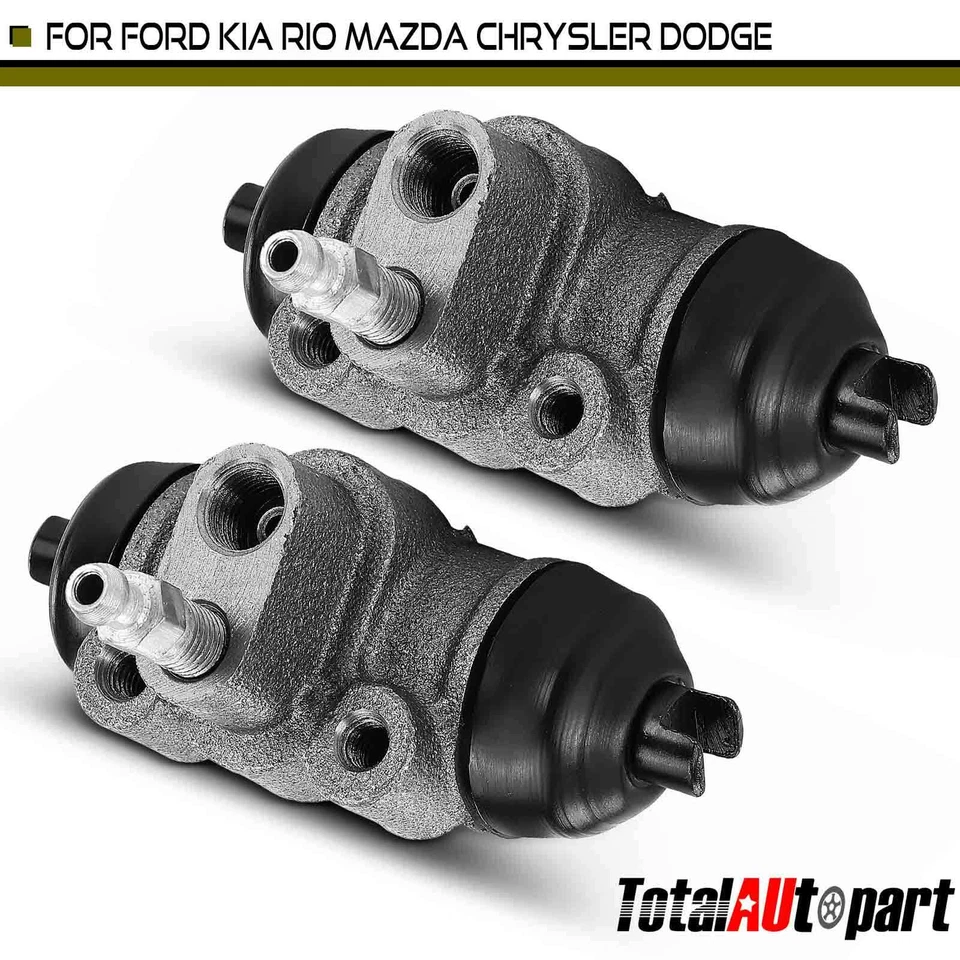 2 цилиндра колеса барабанного тормоза для заднего Ford Escort Dodge Neon Kia Chrysler Mazda - Изображение 1 из 4