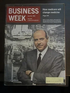 Business Week Magazine July 1965 Italy Giuseppe Petrilli State Owned IRI 65 - Picture 1 of 1