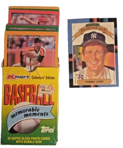CARTE BASEBALL 1988 Kmart/Topps Collezionisti "Momenti Memorabili" 33 + extra (39) - Foto 1 di 15