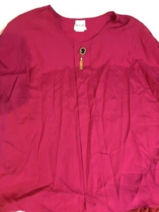 Bentley Vintage Women’s Top Blouse 22w Made In USA Sh4 - Picture 1 of 4