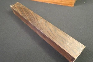 BOLIVIAN ROSEWOOD MORADO 1 1/2" X 12" TURNING BLANK CUES CALLS KNIFE HANDLES!! - Picture 1 of 4