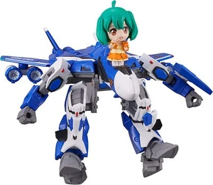 BANDAI TINY SESSION MACROSS F VF-25G MESSIAH VALKYRIE (MICHAEL USE) with RANKA - Picture 1 of 1