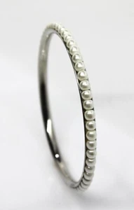 Fashion pearl bangle, Diameter 2.75 inch - Picture 1 of 3