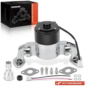 A-Premium Chrome Aluminum Electric Water Pump for Big Block Chevy's 409 454 348 - Picture 1 of 9