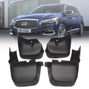 Front+Rear Flaps Flag Splash Mud Guard Protective Fender For Infiniti JX35 QX60 - Picture 1 of 13