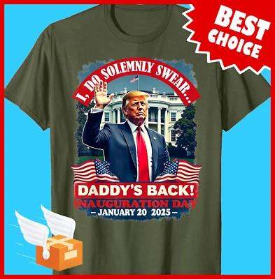 Camiseta Donald Trump Día de la Inauguración 2025 47º Presidente de Estados Unidos Foto 1 de 4