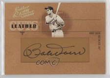 2005 Donruss Leather & Lumber Leather Cuts /128 Bobby Doerr #LC-8 Auto HOF