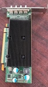 MATROX M9148 1GB PCIE QUAD PORT GRAPHICS CARD M9148-E1024LAF HIGH PROFILE - Picture 1 of 2