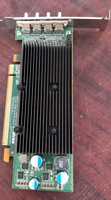 MATROX M9148 1GB PCIE QUAD PORT GRAPHICS CARD M9148-E1024LAF HIGH PROFILE - Image 1 of 2