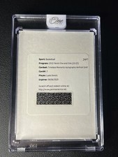 LUKA DONCIC 2022-23 PANINI ONE AND ONE #7 2022 TIMELESS MOMENTS GOLD AUTO /10