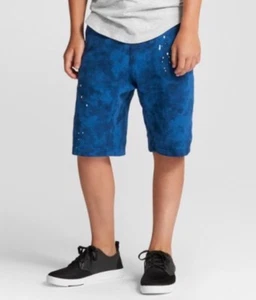 New With Tags Boy’s Harem Knit Jogger Shorts Art Class True Blue Size XS 4/5 - Picture 1 of 3