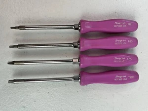 Snap On Tools USA SDTX40V Violet Torx SET Hard Plastic Short Sdtx40V T8 - T20 - Foto 1 di 10