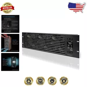 3U Intelligent Fan System for 19" AV and IT Equipment Cooling - Low Noise - Picture 1 of 9