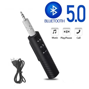 Wireless Bluetooth 5.0 Receiver Adapter 3.5mm Jack For Car Music Audio Aux - Afbeelding 1 van 9