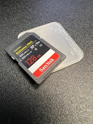 SanDisk Extreme PRO 128GB Class 10 SDXC UHS-II Memory Card - LN - Image 1 of 2