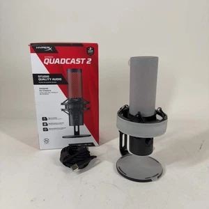 HyperX QuadCast 2 20 Hz - 20 kHz Microphone 872V1AA - Afbeelding 1 van 8